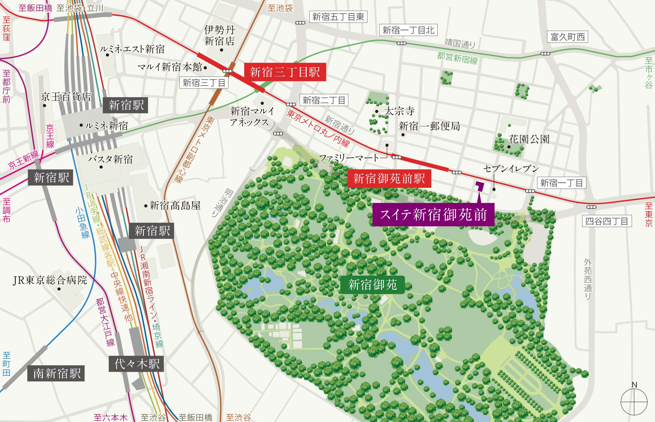 現地案内図